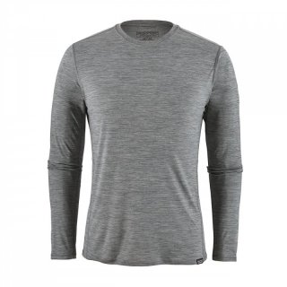 Patagonia Mens L/S Cap Cool Lightweight Shirt - Langarmshirt grey XXL