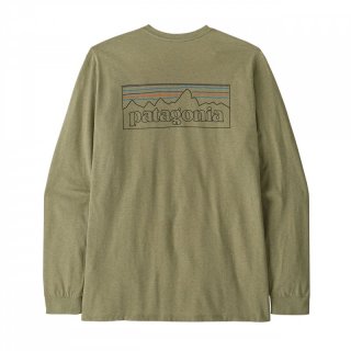 Patagonia Mens L/S P-6 Logo Responsibili-Tee - Herren POGM XL
