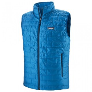 Patagonia Mens Nano Puff Vest - ultraleichte Thermoweste Herren  Andes Blue w/Andes Blue 54 / XL