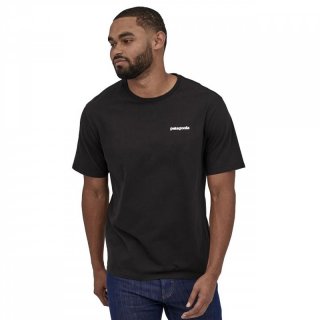 Patagonia Mens P-6 Logo Cotton T-Shirt - Baumwolle Herren