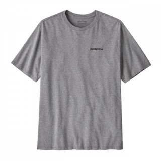 Patagonia Mens P-6 Logo Responsibili-Tee - Herren gravel heather  XL