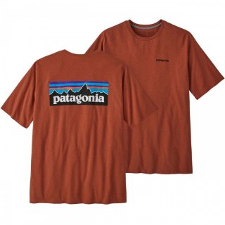 Patagonia Mens P-6 Logo Responsibili-Tee - recyceltes Kurzarmshirt/Freizeitshirt Herren quartz coral XL