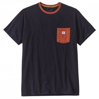 Patagonia Mens Shop Sticker Responsibili-Tee - piton purple XL