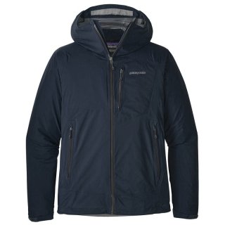 Patagonia Mens Stretch Rainshadow Jacket | Alpin-Regenjacke Herren mit Unterarmbelüftung navy blue/forg grey XL