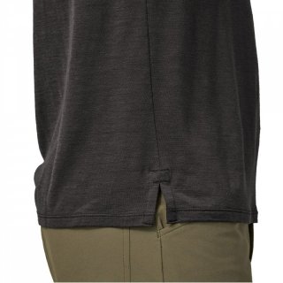 Patagonia Ms L/S Cap Cool Merino Blend Shirt - black L