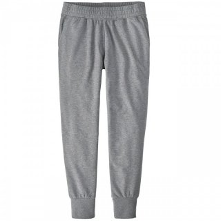 Patagonia Womens Ahnya Fleece Pants - Jogginghose Damen salt grey 38 / M