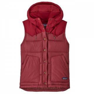 Patagonia Womens Bivy Hooded Vest - Daunenweste Damen sequoia red 44 / XL