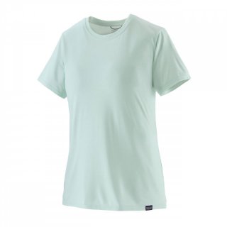 Patagonia Womens Cap Cool Daily Shirt - wispy green - light wispy green x-dye 42/L