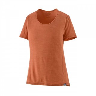 Patagonia Womens Cap Cool Lightweight Shirt - sienna clay M