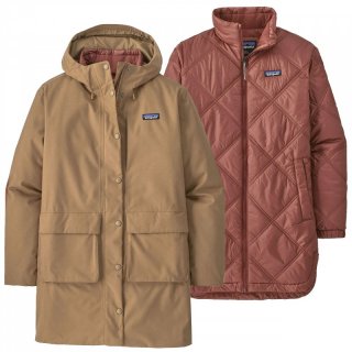 Patagonia Womens Pine Bank 3-in-1 Parka - wasserdichte Doppeljacke Damen mit Thermo-Innenjacke