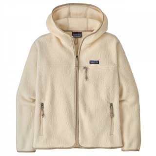 Patagonia Womens Retro Pile Fleece Hoody - Damen natural 46 / XXL