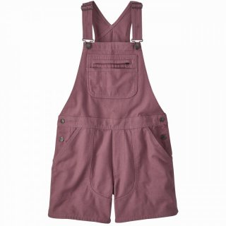 Patagonia Womens Stand Up Overalls - kurze Latzhose/Trgerhose Damen evening mauve 36 / S