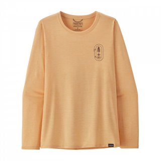 Patagonia Ws L/S Cap Cool Daily Graphic Shirt Lands - Langarmshirt