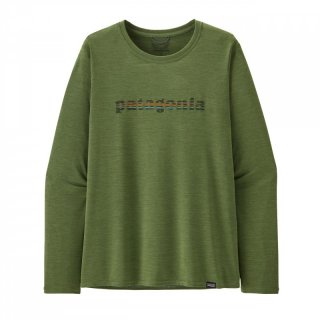 Patagonia Ws L/S Cap Cool Daily Graphic Shirt - Damen TTNX 40 / M