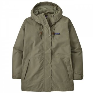 Patagonia Ws Outdoor Everyday Rain Jacket - lssige Regenjacke river rock green 44 / XL