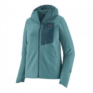 Patagonia Ws R1 CrossStrata Hoody - wetland blue 40 / M