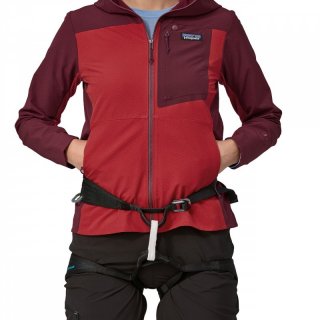 Patagonia Ws R1 CrossStrata Hoody - conifer green 42 / L