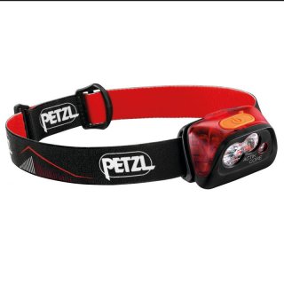 Petzl Actik Core - wieder aufladbare LED-Stirnlampe, 450 Lumen rot One Size