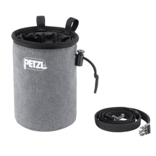 Petzl Bandi - Chalkbag mit einstellbarem Hftgurt grey