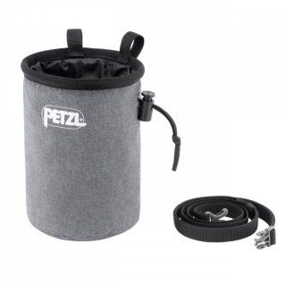 Petzl Bandi - Chalkbag mit einstellbarem Hftgurt grey