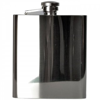 Relags Flachmann mit Verschlusshalterung poliert poliert 180 ml