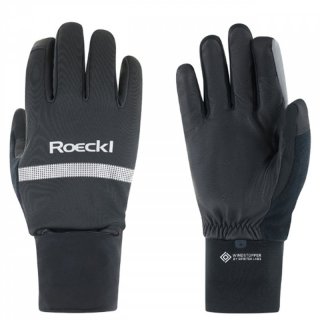 Roeckl SPORTS Riveo 2- Fahrrad-Handschuhe mit Regenhaube schwarz 10