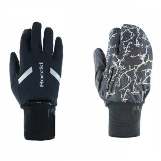 Roeckl SPORTS Riveo 3 - Fahrrad-Handschuhe mit Regenhaube