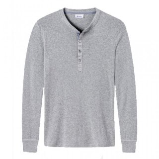 SCHIESSER Revival Shirt Karl-Heinz - Langarmshirt Herren grau melange XXL