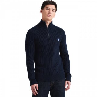 SCHIESSER Revival Stricktroyer Nils - Kaschmir-Strickpullover Herren mit Stehkragen