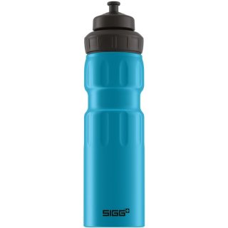 SIGG WMB Wide Mouth Sport Bottle | Sport-Trinkflasche aus Aluminium, 0,75 L blue 0,75 L