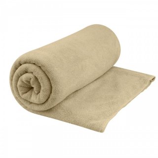 Sea to Summit Tek Towel - schnell trocknendes Reisehandtuch/Outdoorhandtuch desert brown L