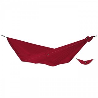 TICKETTOTHEMOON Compact Hammock - Reise Hngematte aus Fallschirm-Nylon, 320 x 155 cm compakt burgundy