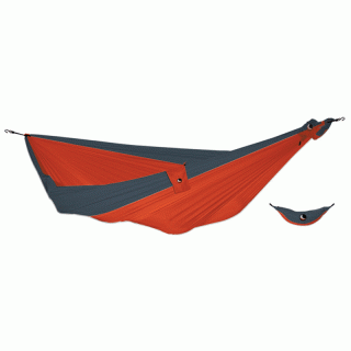 TICKETTOTHEMOON King Size Hammock - Hngematte, 320 x 230 cm orange/dark grey