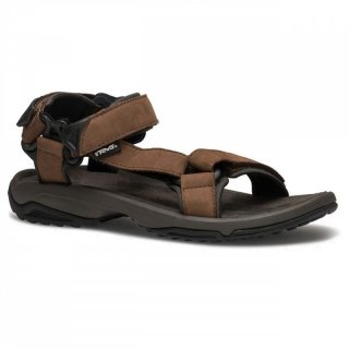 Teva Terra Fi Lite Leather Sandal Mens - leichte Leder-Outdoorsandale Herren brown 44.5 / 11 US