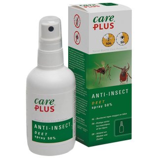 Tropicare care PLUS ANTI-INSECT DEET | Insektenspray/Moskitoschutzspray 50%