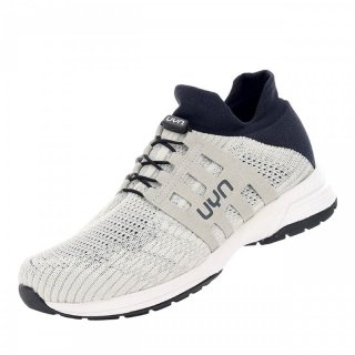 UYN Nature Tune - Merinowolle Sneaker/Freizeitschuhe Damen pearlgrey carbon grey 40