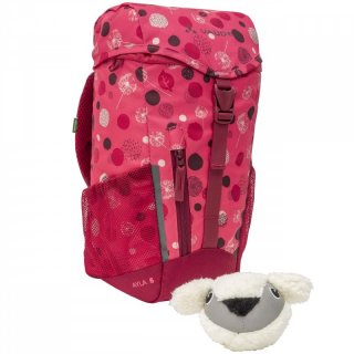 VAUDE Ayla 6 - Kinderrucksack mit Kuscheltier, 6 Liter bright pink/cranberry