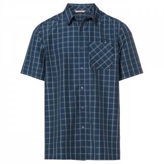 VAUDE Mens Albsteig Shirt III - Kurzarm-Hemd Herren dark sea / dark sea 52 / L