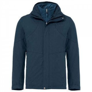 VAUDE Mens Caserina 3in1 Jacket - Doppeljacke Herren dark sea uni 58 / XXXL