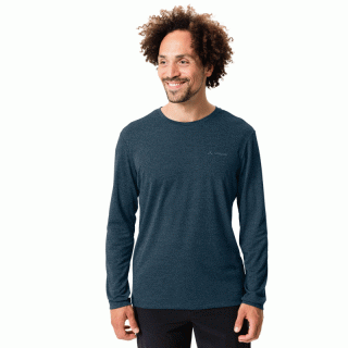 VAUDE Mens Essential LS T-Shirt - Langarm-Funktionsshirt Herren dark sea uni 54 / XL