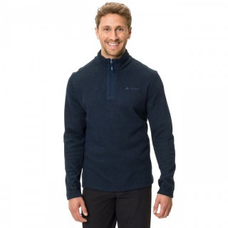 VAUDE Mens Tesero Pullover - Fleece-Strickpullover Herren mit 1/4 Reiverschluss