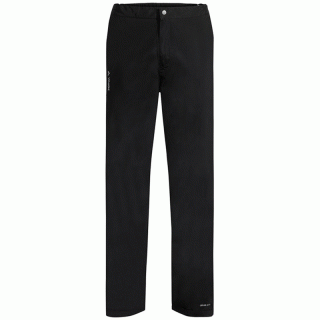 VAUDE Mens Yaras Rain Zip Pants III - Herren black 58 / XXXL