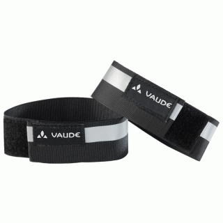 VAUDE Reflective cuffs Reflexmanschette reflektierende Klettbnder black
