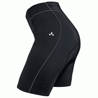 VAUDE Womens Active Pants | kurze Einsteiger-Radhose/Radlershorts Damen black XL / 44