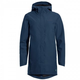 VAUDE Womens Cyclist padded Parka II wasserdichter Sport-Parka Damen dark sea 42 / L