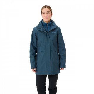 VAUDE Womens Idris 3in1 Parka IV - wasserdichte Doppeljacke Damen