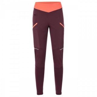 VAUDE Womens Larice Tights bequeme Tights fr sportliche Aktivitten Damen cassis 44