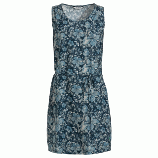 VAUDE Womens Lozana Print Dress III - steelblue 34 / XXS
