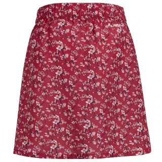 VAUDE Womens Lozana Print Skirt III - funktioneller Freizeitrock Damen mit Print red cluster 44 / XL
