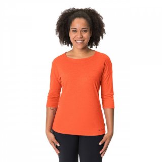 VAUDE Womens Neyland 3/4 T-Shirt - lockeres 3/4-Arm Shirt Damen